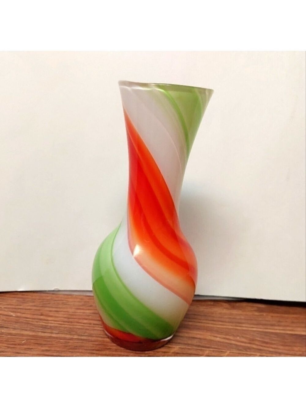 Vintage Enesco Small Art Glass Hand-blown Vase